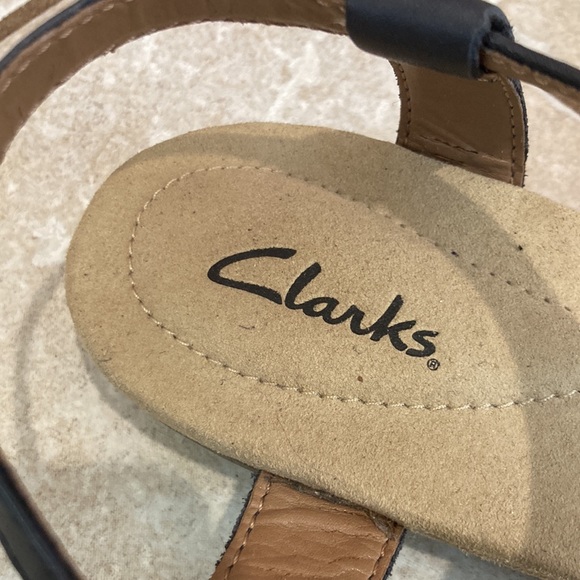 Clarks blue sandals, size 7 1/2 - Picture 4 of 7